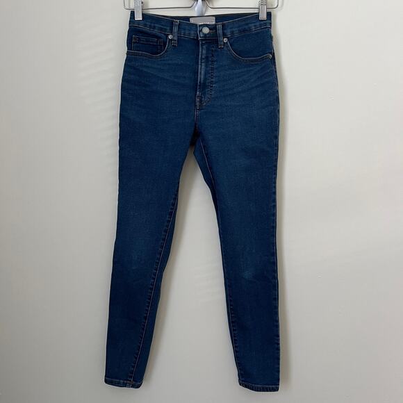 Everlane Women's Skinny HIGH RISE Jeans Dark Wash Size 26 Regular - Picture 1 of 12